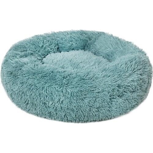 Super Soft Dog Bed Round Shape Cat Puppy Comfort Sofa Bed Washable Coral fleece Pet House Winter Warm Beds For Dog XS-XXL