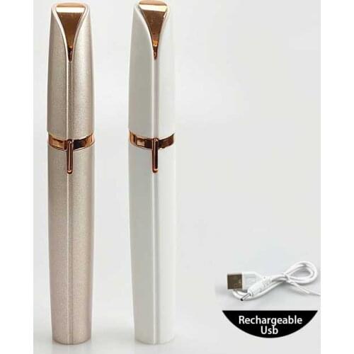Usb Rechargeable eyebrow trimmer electric eyebrow pens facial razor eyebrow razor shaver makeup tools pen hair trimmer women