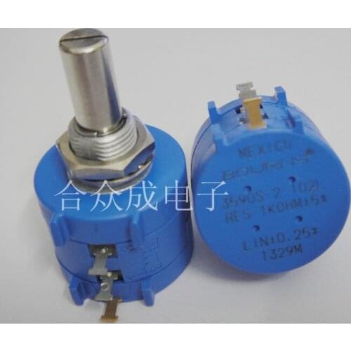 [VK] BOURNS 3590S 3590S-2-102L multi-turn precision potentiometer wire wound potentiometer original switch