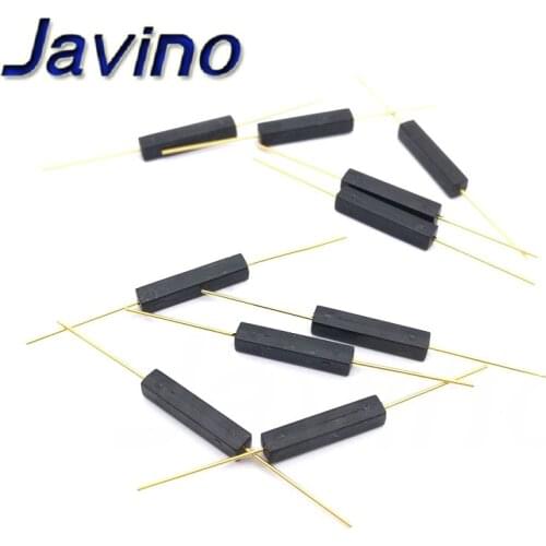 5PCS Plastic Type Reed Switch 2 * 14 Normally Open Magnetic Control Switch GPS-14A Anti-Vibration/Damage Contact For Sensor NO