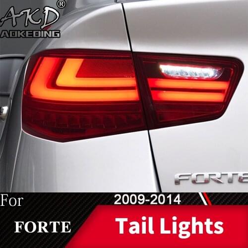Tail Lamp For Car Kia Forte 2009-2014 Cerato LED Tail Lights Fog Lights Daytime Running Lights DRL Tuning Cars Accessories