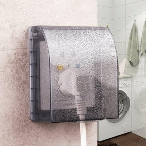 Wall Switch Socket Protection Case Waterproof Switch Clear Dust Cover Rectangular Case Kitchen Bathroom Household