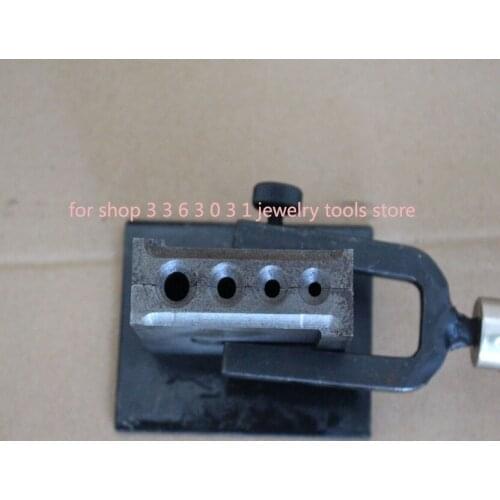 Iron trough / Continental cylindrical sump casting jewelry circular columns forming equipment 4 holes European Type