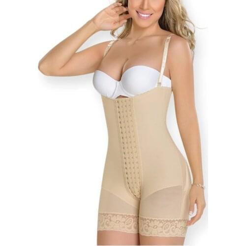 WomenS Shoulder Bodysuit Women Lace Strap Breasted Four-Breasted Corset Mujer Tummy Control Postpartum Recovery Reductive Fajas