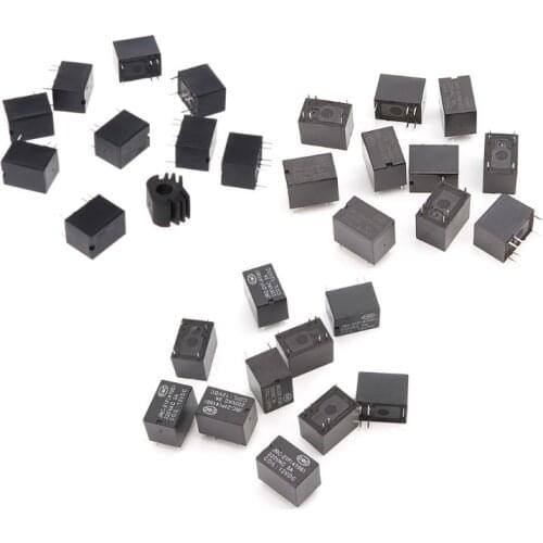 10pcs JRC-21F 4100 DC Mini Power Relay 6-pin PCB Mount Circuit Board Relays 3V 5V 12V