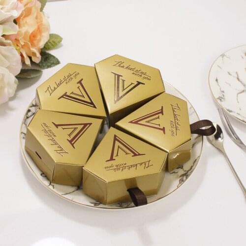 10pcs/lot Wedding Favor Box And Bags Sweet Gift Candy Boxes For Wedding Baby Shower Birthday Christmas Party Supplies