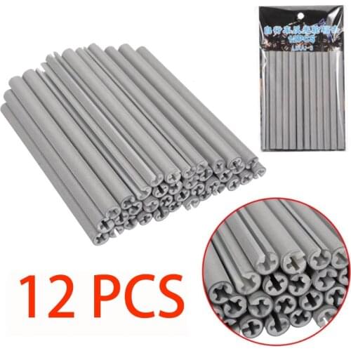 12Pcs Bicycle Wheel Spoke Reflector Bike Light Reflective Sticker Tube Cycling Warning Safety Light For Bicycle Bike Accessories