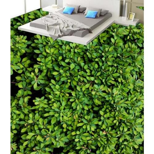 3d floor wallpapers Photo floor wallpaper 3d green glass self-adhesive 3D floor PVC waterproof floor