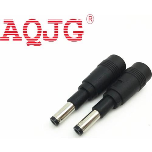 10 pcs DC Jack 5.5x2.1mm Female to 4.8x1.7mm (5.5*2.1 to 4.8*1.7) Male DC Power Adapter For HP Envy 4 6...Laptops (Long section)