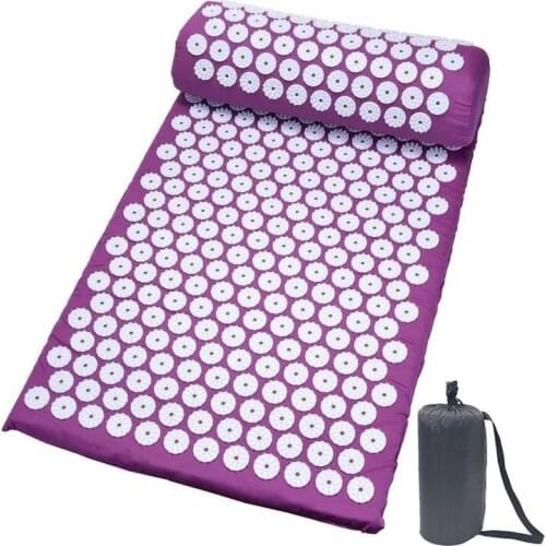 Acupressure Cushion Relieve Back Body Pain Spike Yoga Mat Massager (appro.67*42cm)Cushion Acupuncture Yoga Massage Mat