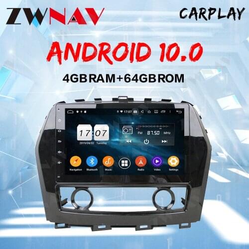 For Nissan Maxima A36 2015 - 2020 Car Radio Multimedia Video Player Navigation GPS Android 10.0 2 Din Stereo Recorder Head Unit