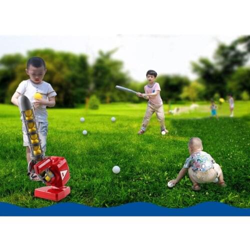 Battery Powered Baseball Pitching Machine Childrens Toys For Home
