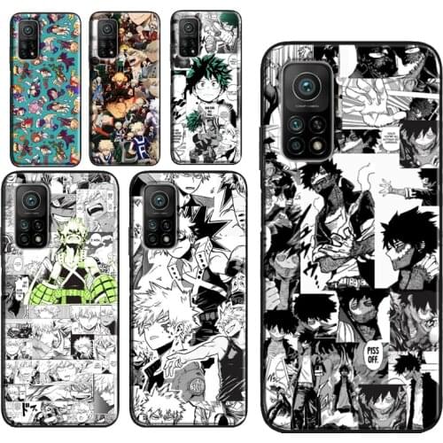 My Hero Academia Deku Manga Collage Phone Case For POCO X3 Pro M3 F2 F3 Cover For Xiaomi Mi 11 Ultra 9T 10T Pro Note 10 Lite