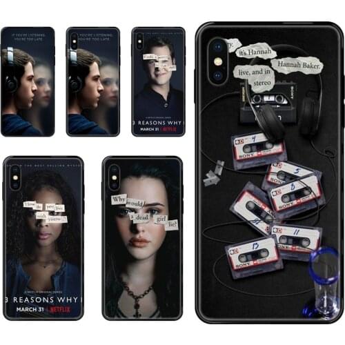 Black Soft TPU Accessories Case Thirteen 13 Reasons Why Inspirational For Xiaomi Redmi Note 4 5 5A 6 7 8 8T 9 9S Pro Max