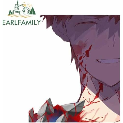 EARLFAMILY 13cm x 11.2cm for Fate Motorcycle Car Bumper Window Stickers DIY Sticker Waterproof Sunscreen Vinyl Trunk Decal