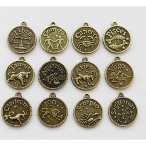 Goinhot Women's Pendants Zodiac Signs