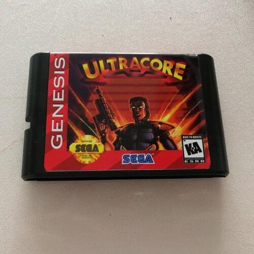 Ultracore 16 Bit MD Game Card For Sega Mega Drive Genesis