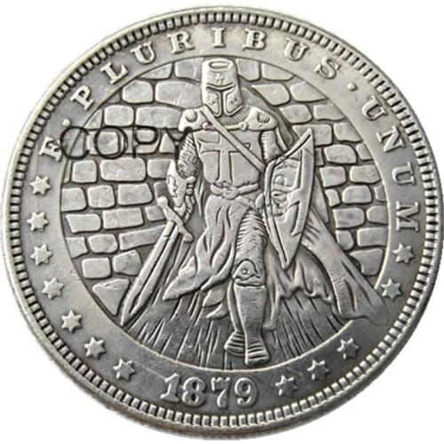 US Hobo 1879 Morgan Dollar Silver Plated Copy Coins