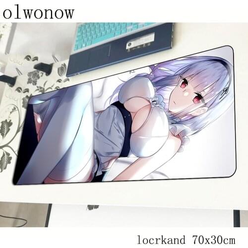 Azur Lane mouse pad anime mats Computer mouse mat gaming accessories sexy mousepad keyboard games Natural Rubber pc gamer