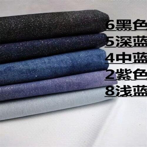 Tie-dye creative wash denim thick pure cotton clothing fabric