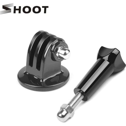 SHOOT Tripod Mount Adapter Stand and Screw for GoPro Hero 7 6 5 4 Black Session Xiaomi Yi 4K SJCAM SJ4000 SJ5000 H9 Cam Mount