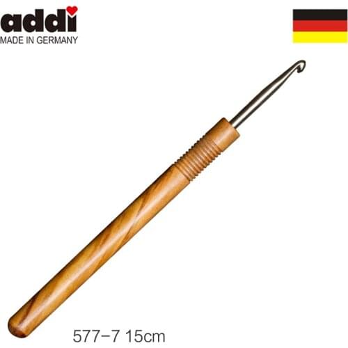 Addi olive wood crochet hooks 577-7-15cm