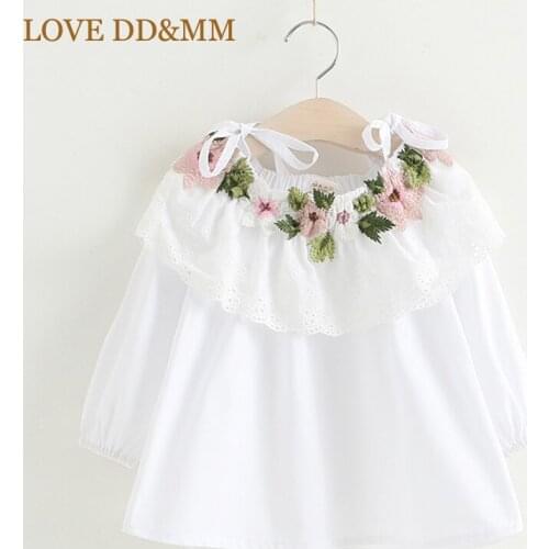 Белые блузки для девочек LOVE DD&MM China At AliExpress