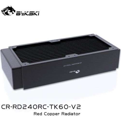 Bykski CR-RD240RC-TK60-V2 240mm High Performance 60mm Copper Radiator Heat Exchanger