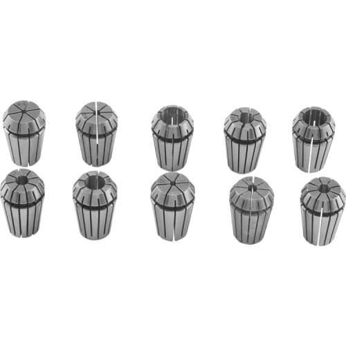 10pcs ER20 Precision Spring Collet Set CNC Milling Lathe Tool ER20 Spring Collet Chuck