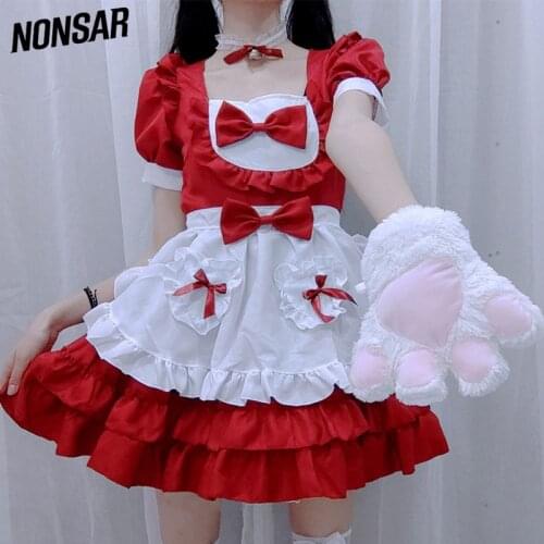 NONSAR Red Summer Dresses