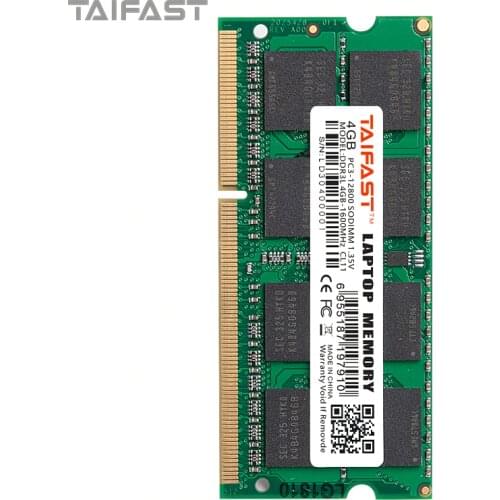 Taifast DDR3L 8GB 4GB for laptop memory RAM SO DIMM DDR3 1333MHZ 1600MHZ SODIMM 8 GB 1.35V