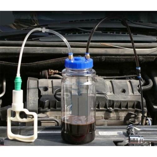 2L Durable Plastic Universal Automobiles Suction With Tick Mark Oil Change Large Capacity Tools Manual Pump Car Hose Portable