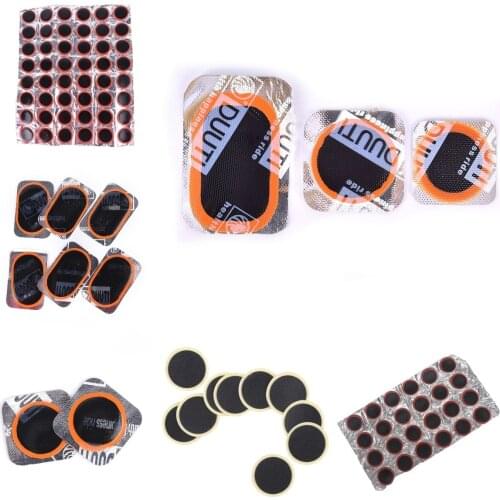 Bicycle Tire Repair Rubber Patch Multifunctional Universal Round Shape Tyre Repair Cold Patch Tool For Bike Car Motorcycle