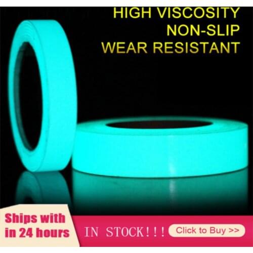 Luminous Tape Night Vision Glow In Dark Self-adhesive Warning Tape Safety Security Home Decoration Tapes Kitchen Gadgets