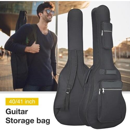 Thicken Guitar Musical Bag Music Accessories Acoustic Bag Sponge Guitar Function 40 41 Inch Black Bags Cover Protective Case