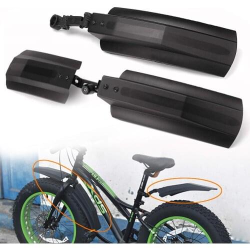 Snow Bicycle mudguard Fat bike Fender Front Rear Mud Guard for 20 inch 26inch Fatbike MTB Bikes Cycling Bicycle Fenders