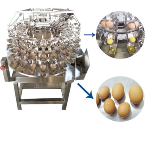 Stainless Steel Rotary Egg White Separator Machinery Egg Yolk Separator Egg Breaker Machine
