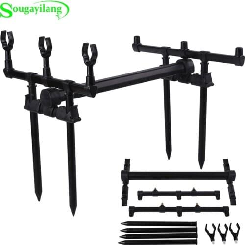 Sougayilang Top Quality Adjustable Retractable Carp Fishing Rod Pod Stand Holder Fishing Tackle Pesca De Accessory