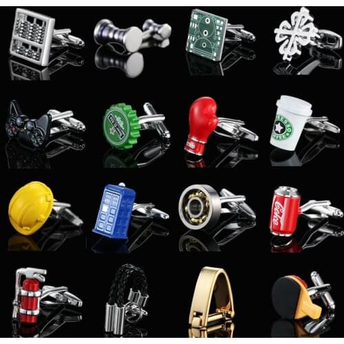 High end brand fashion mens mage shirt Cufflinks high quality paint enamel craft Cufflinks wholesale / retail