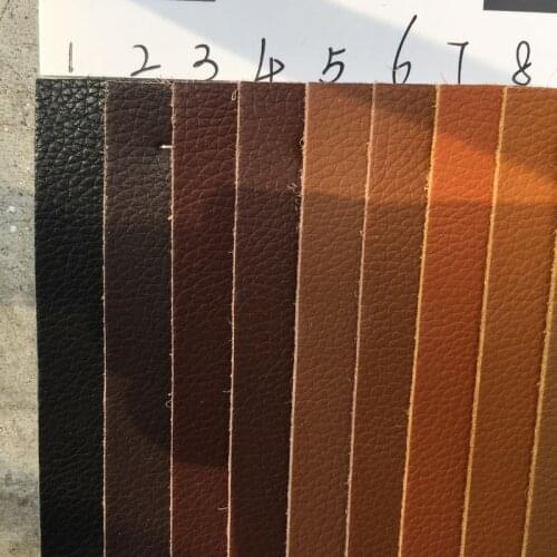 High-quality 1.0MM thickness Lichee Pattern Super fiber Microfiber leather material for Car cushion renovation&sofa cover