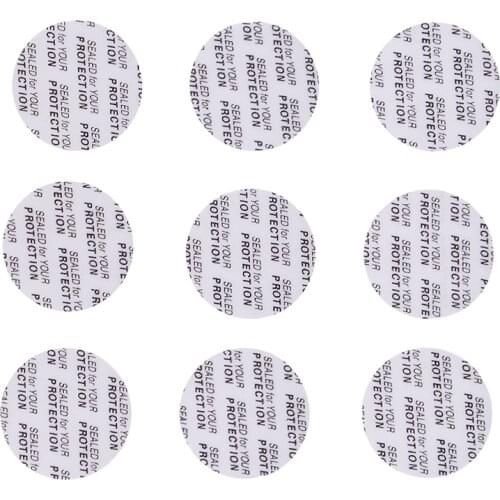 100pcs Stop Leak Packaging Bottles Accessories Cosmetics Bottles Of Accessories Sealing Stickers Self Adhesive Seals