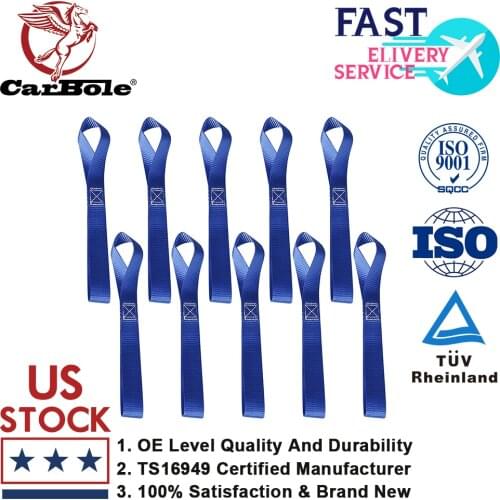 6X Soft Loop Tie Down Straps Ratchet 4500lbs Safe Secure For ATV, UTV, Motorcycles Scooters Dirt Bikes Wheelchairs Lawn/garden