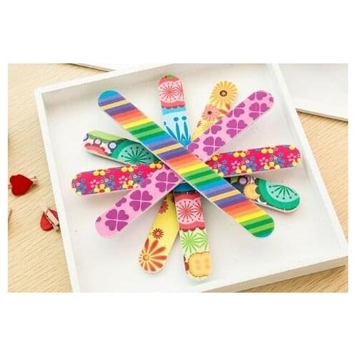 Nail Art Sanding Buffer Nail Files Sandpaper Manicure UV Gel Polisher Tool