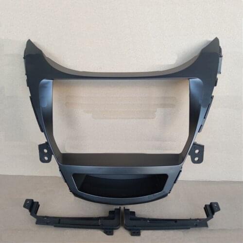 Car Fascia Navigation Fascias Dash Frame Kit For 9" Universal Android Multimedia Player For Hyundai Elantra 2011 2012 2013