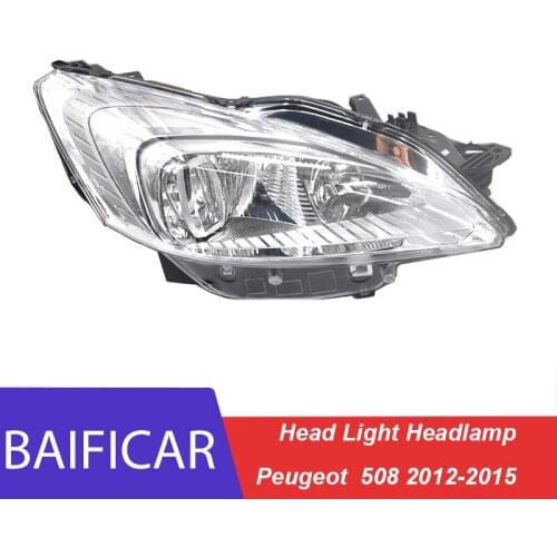 Baificar Brand New Head Light Headlamp Housing Assembly Without Lights Bulb For Peugeot Old 508 2012 2013 2014 2015