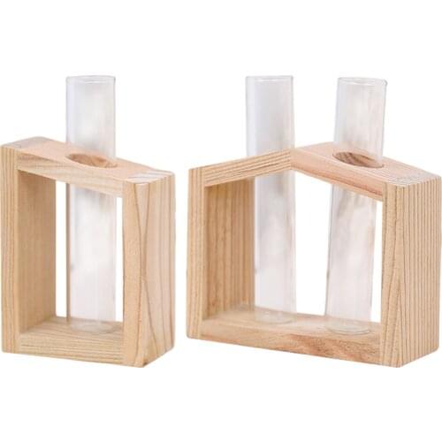 Hydroponic Plant Vase Holder Terrarium Glass Vase Flower Pot Stand Art Decor