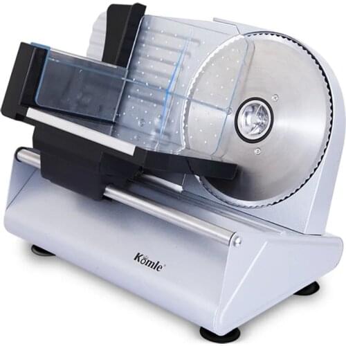 Electric Meat Slicer Machine Stainless Steel Adjustable Cutter For Food Deli Fruit Vegetable beefsteak Bread Sausage ham Slicer