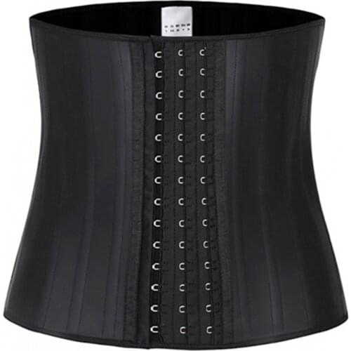 Waist Trainer Corsets for Weight Loss Underbust Latex Corset Body Shaper Tummy Waist Cincher Slimming Shaper Belt Shapewear
