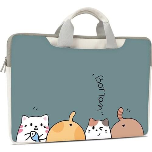 Custom Skin Laptop Case 12 13.3 14 15.6 17 17.3-inch for Macbook/Dell/HP/Lenovo Laptop Shoulder Messenger Hand Bag Laptop Bag