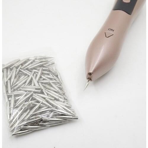 10Pcs Dark Spot Remover Dedicated Needle Skin Mole Wart Tag Tattoo Removal Fine/Thick Needle Machine Needle For Laser Plasma Pen